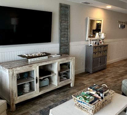 56 inch TV in Family Room