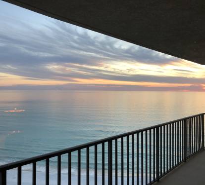 Gulf views from your wrap around private balcony