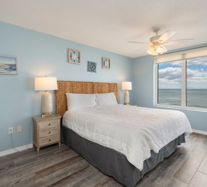 THAT VIEW! The focal point of the master suite
