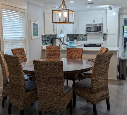 DR #1 Dining table with ample seating