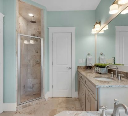 Shenanigans-17...2nd floor en-suite master bath with huge garden tub, separate shower, and huge walkin closet.