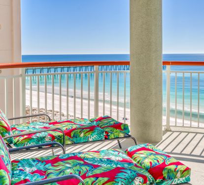 View of Navarre Pier from balcony