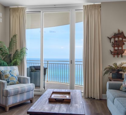 Big screen Smart TV in living room - or just enjoy the view!