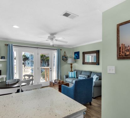 View of Living room from kitchen