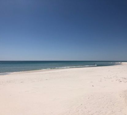 Blue Skies, White Squeaky Sandy Beaches