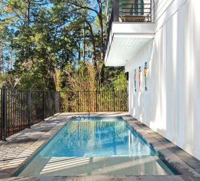 Whimsy-4 Avoid the hassle of competing for pool space at a community pool. Whimsy boasts a private (seasonally heated) splash pool with a splash deck, ensuring your comfort and leisure.