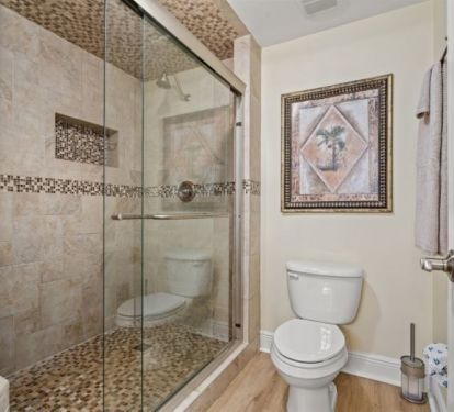 Master Shower/toilet room