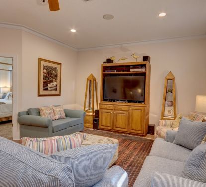 Downstairs den with Sofa Sleeper