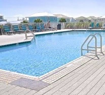 Pool and kiddie pool located on 2nd floor on beach view side of building