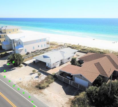 Follow the Green Dots to Beach Access 83
