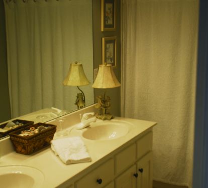 Upstairs master bathroom