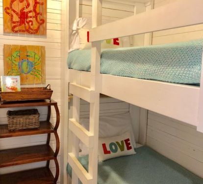 Bunks are Perfect for Kids and have Phone Chargers Beside Each