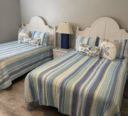 Guest Bedroom featuring Two Double Beds