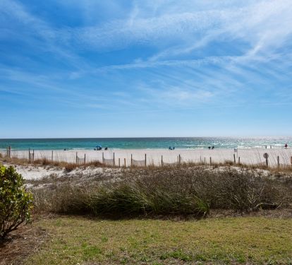 View from your patio! PERFECTION!!! Only steps to the beach.