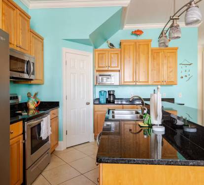 Kitchen with all the accessories