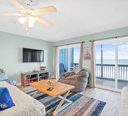 Living Room with Gulf Views
