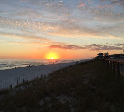 The end of another great day at the beach!