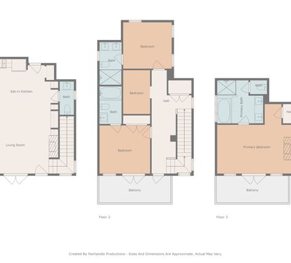Main House floorplan 3 floors