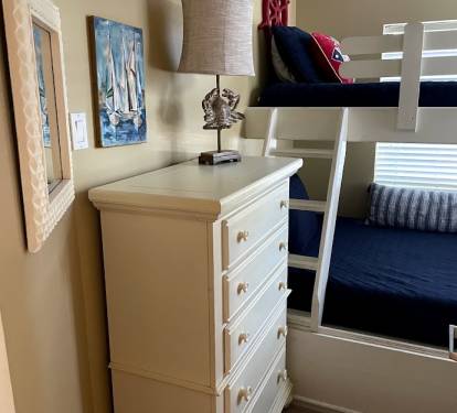 Bunk Room with door twin &amp; double