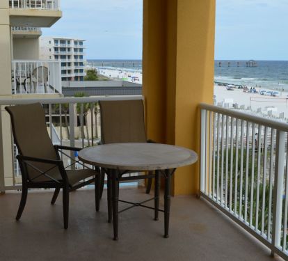 The Balcony is open to the East, for beautiful sunrises w/o late afternoon heat