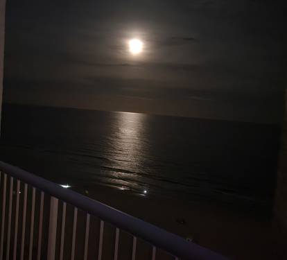 It must have been the moon glow...