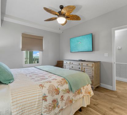 Second bedroom with king bed