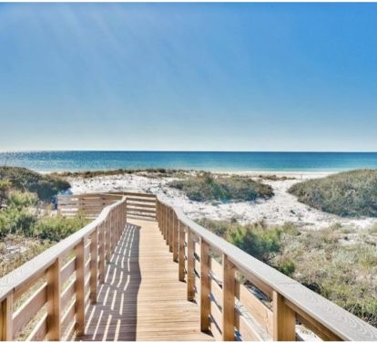 Private beach boardwalk- Gated deeded beach access