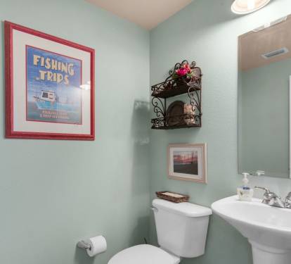 half bath for guests!