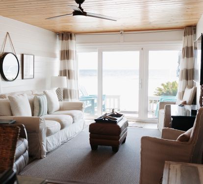 Living Room with view of the water