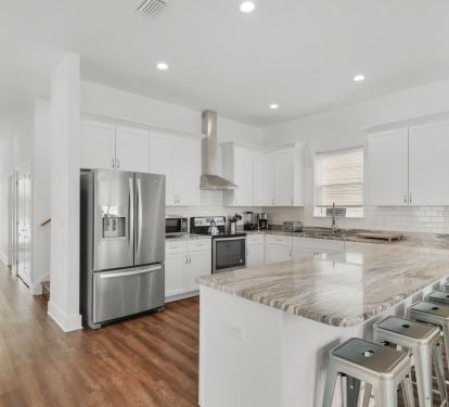 Modern open kitchen 