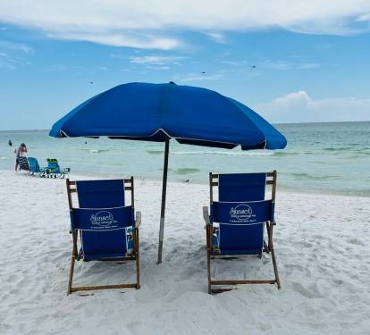 Complimentary Beach service included with your stay March - October