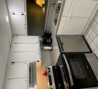 Updated kitchen with new appliances and Keurig
