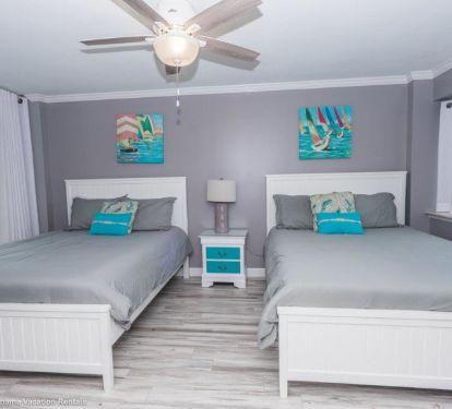 3rd Bedroom with 2 Queen Beds