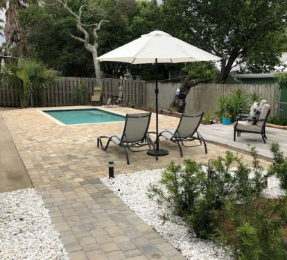 Pool Deck Area for Sunning and Entertaining
