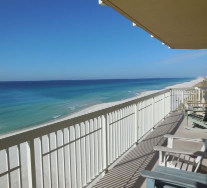 Comes with wrap-around balcony @ no other high rises blocking your view.