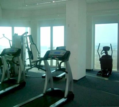 Work out will be easier with a view like this