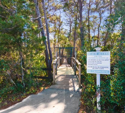 Gated beach access- Preserve at Grayton guests only