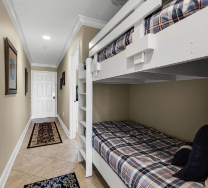 Bunk beds in hall!