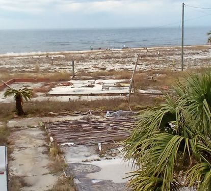 View from deck to water.  200 ft