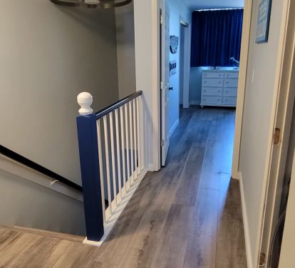 Split bedrooms on the upper level