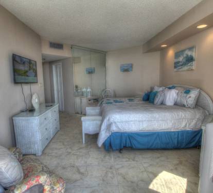 Master Bedroom standing at balcony sliding door