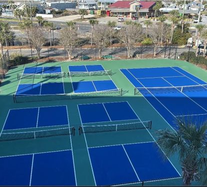 new Pickle ball courts 