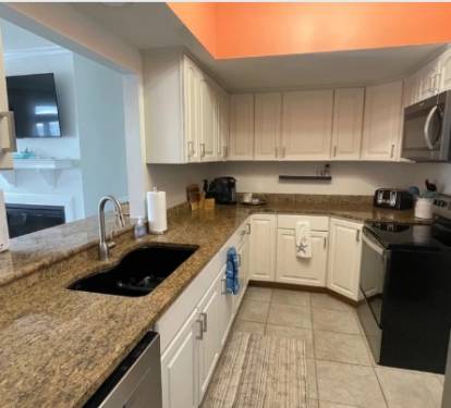 Fully stocked Kitchen Area