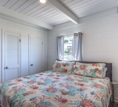 Beachfront bedroom with king bed