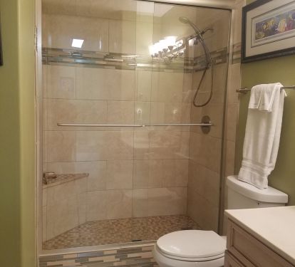 New remodel..walk in shower