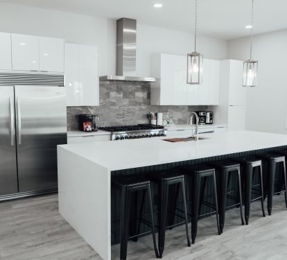 fully stocked kitchen