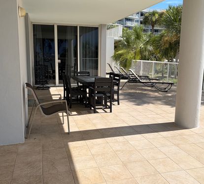 Balcony Large Table &amp; Chairs