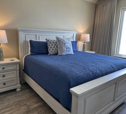 New King Size Bed In Master BR, Complete with Luxury Mattress and Gulf View
