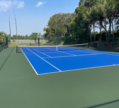 NEW pickleball court for 2026! basketball and tennis too!