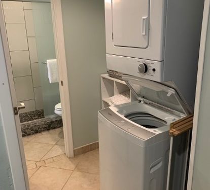 New in-unit washer &amp; dryer ready for your use!  SO CONVENIENT!